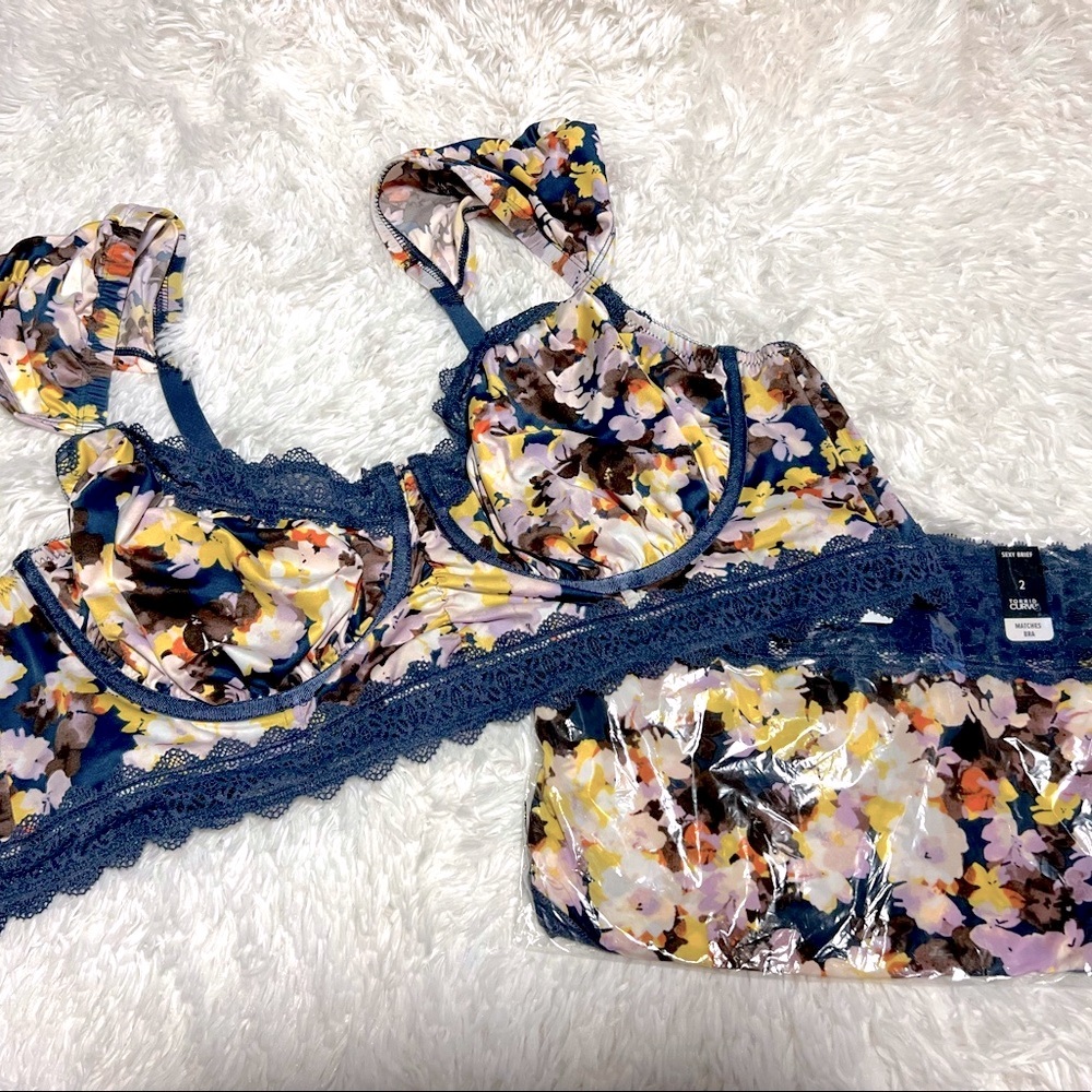 *NWT* Torrid Underwire Cap Sleeve Bra and Panty Set